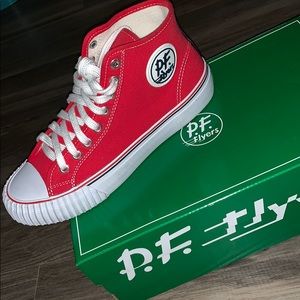 P.f flyers high top sneakers.